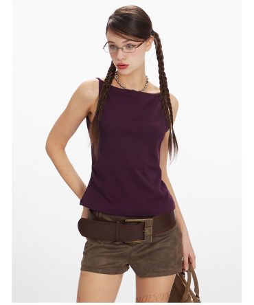 Plum Purple Tank Top