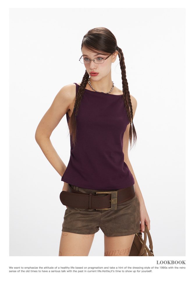 Plum Purple Tank Top
